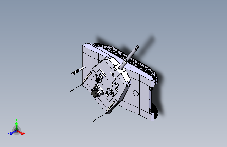G057644-阿尔泰+-+土耳其主战坦克（Catia+v5）=坦克装甲车