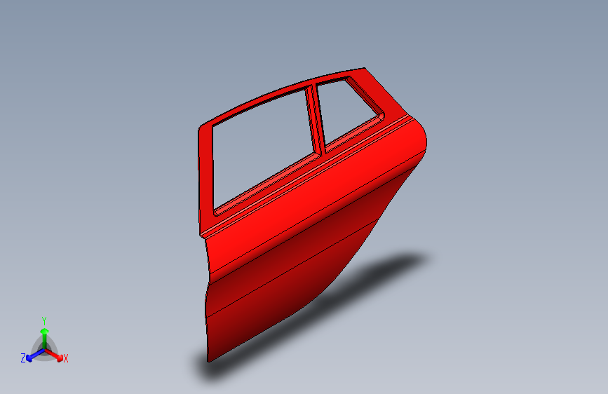 G057937-车门+(Solidworks+2016)=汽车车身车门引擎盖
