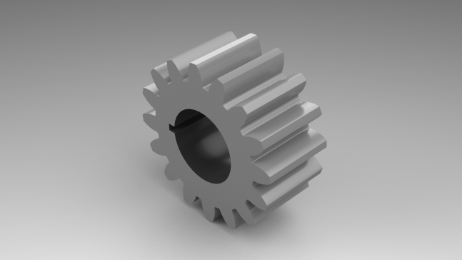 G079387-带 T 槽的齿轮 - SolidWorks=齿轮变速箱减速机差速器