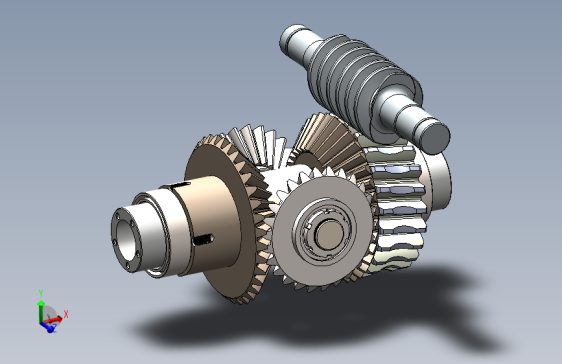 G080205-机制 _ Mechanism (4)=齿轮变速箱减速机差速器