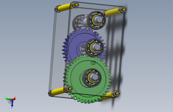 G080407-减速器 (65)=齿轮变速箱减速机差速器