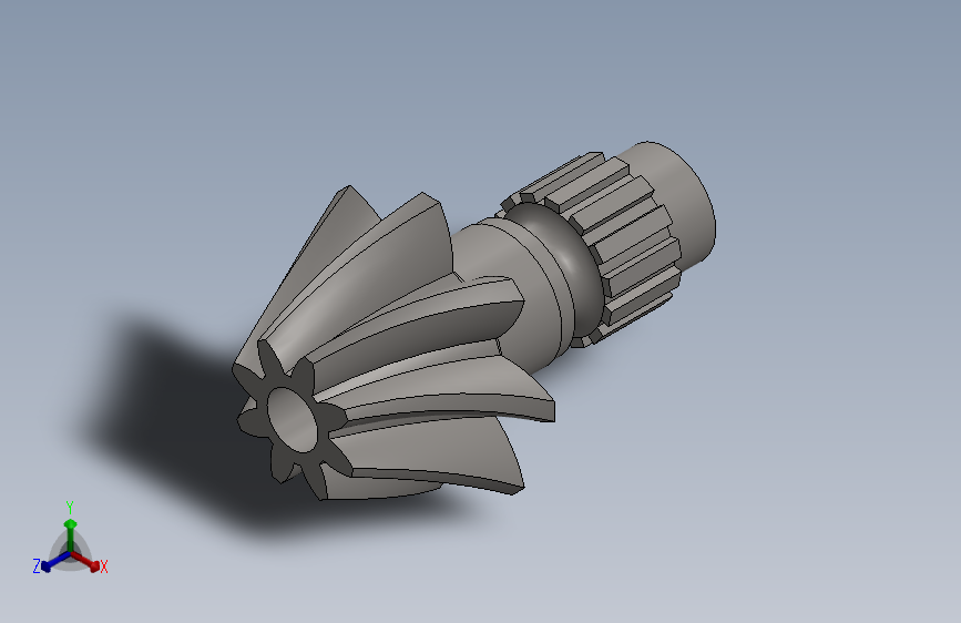 G081625-螺旋锥齿轮 (107)=齿轮变速箱减速机差速器