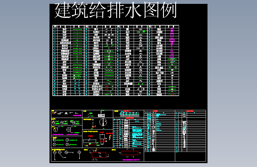 02-建筑给排水图例