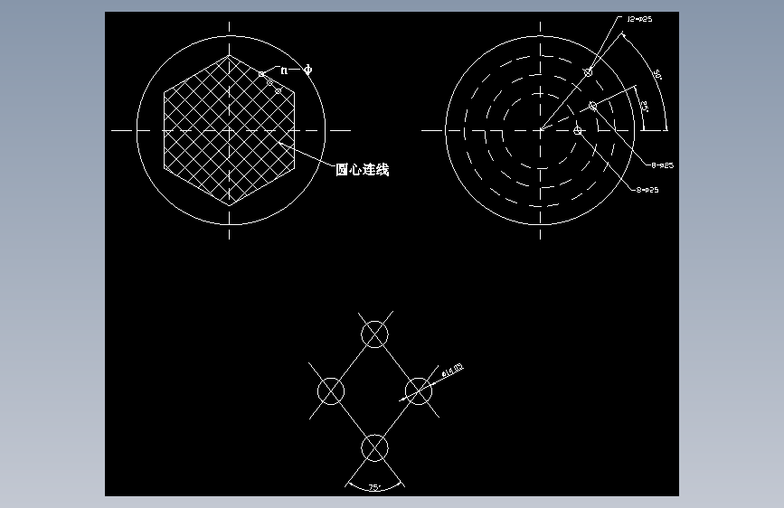 孔眼简化画法
