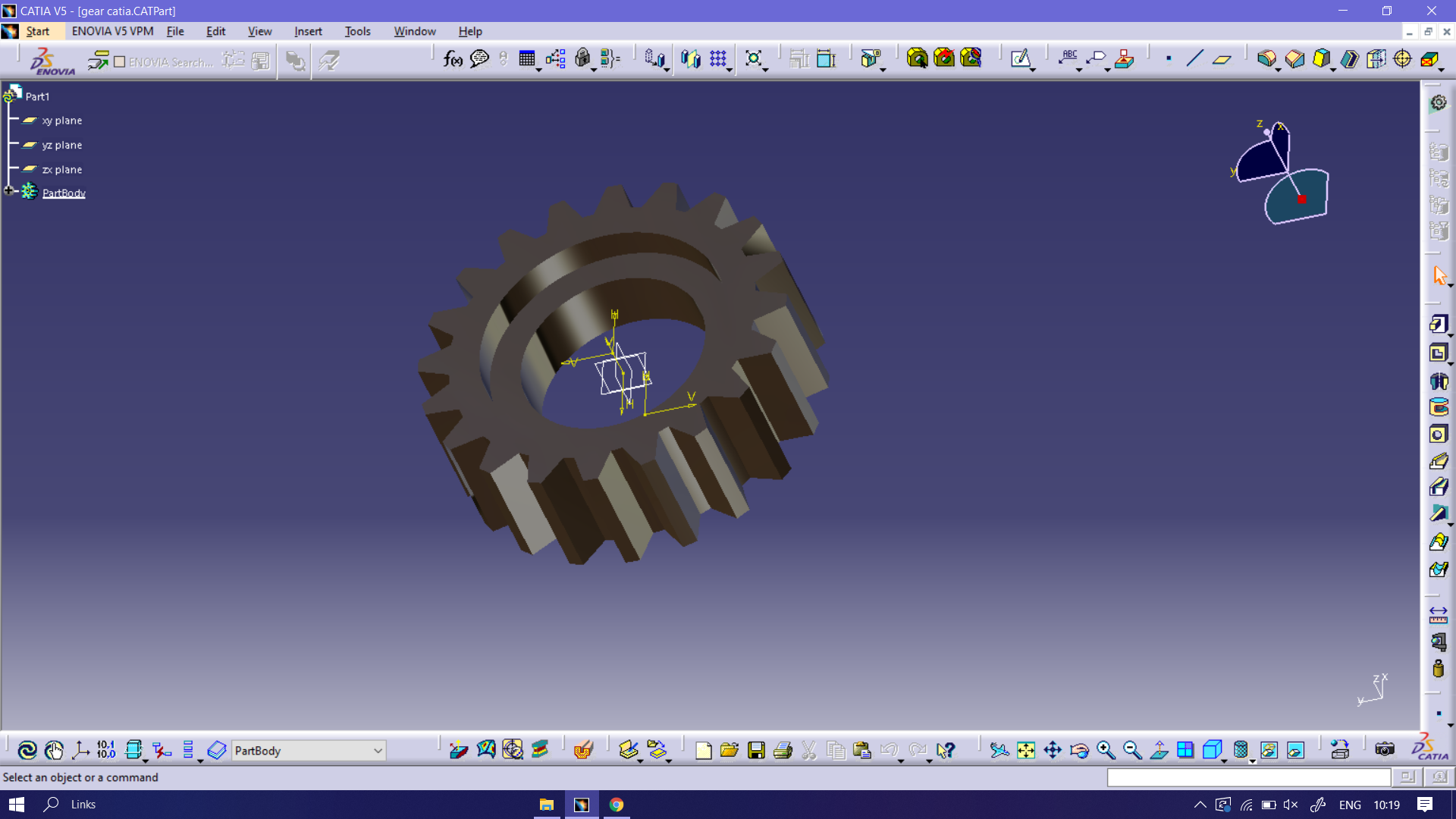 G082134-使用 CATIA V5 的齿轮=齿轮变速箱减速机差速器