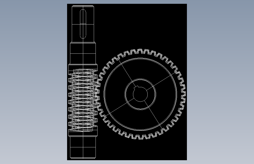 G082656-蜗轮 (94)=齿轮变速箱减速机差速器