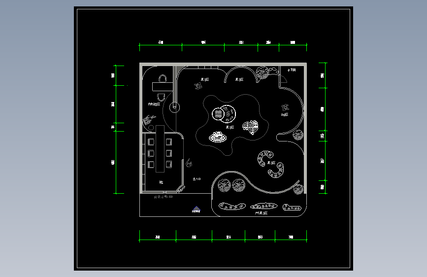 文创超市专卖店美丽乡村振兴商业展厅展台展览柜CAD2