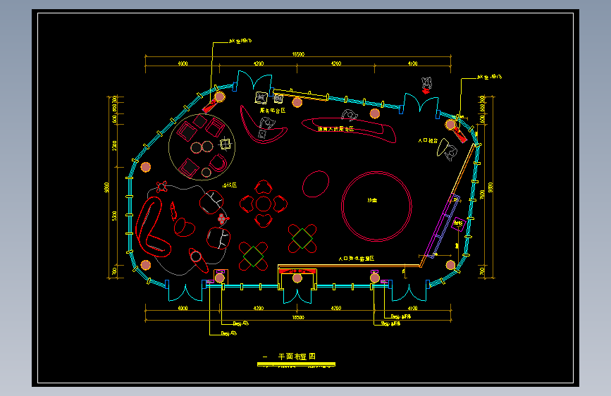 展厅平面方案cad(1)