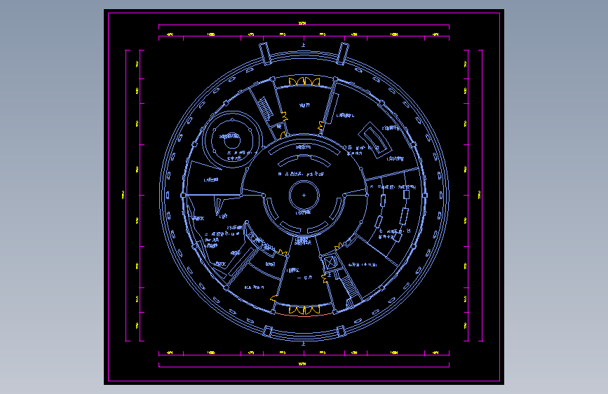 展厅平面方案cad(16)