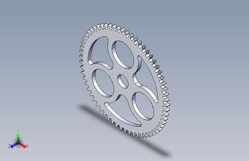 G083672-在Solidworks空间中创建简单的链轮=齿轮变速箱减速机差速器