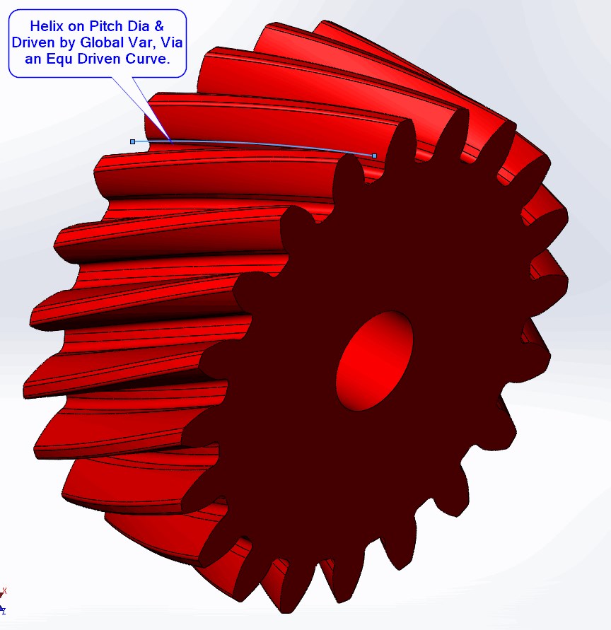 G083676-在Solidworks中建模真实渐开线螺旋齿轮=齿轮变速箱减速机差速器