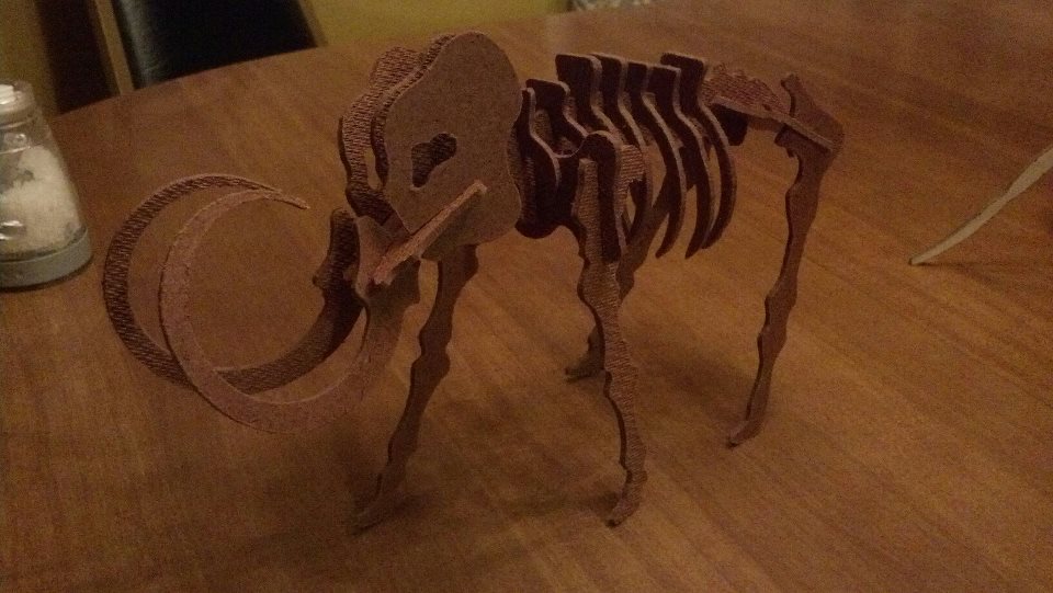 猛犸木制工艺拼图