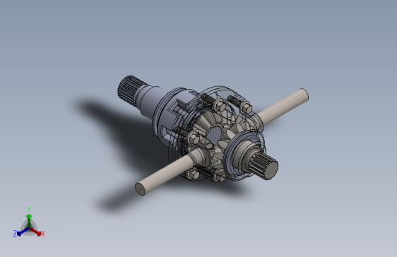 G084375-经典差速器=差速器