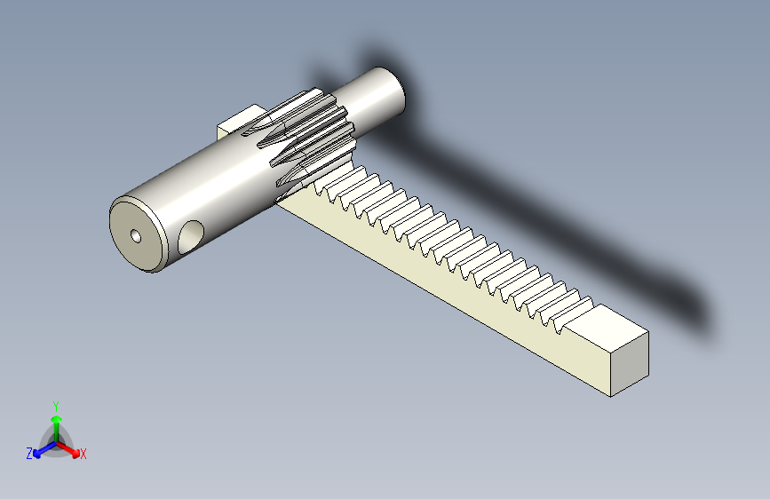 G084521-rack and pinion ( PCremalheira )=齿轮齿条机构