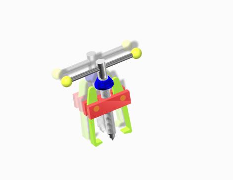 G084706-Solidworks 创意设计=拉拔器拉马