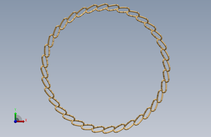 G084982-SolidWorks中的金链=链条链轮