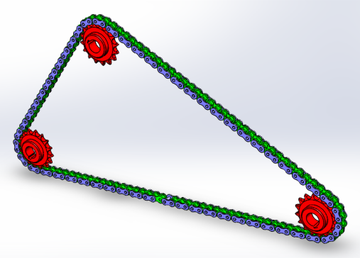 G084983-Solidworks中的链轮组件=链条链轮