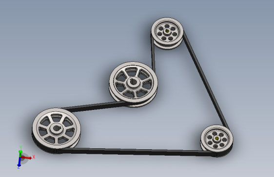 G085060-带和链 - Solidworks=链条链轮