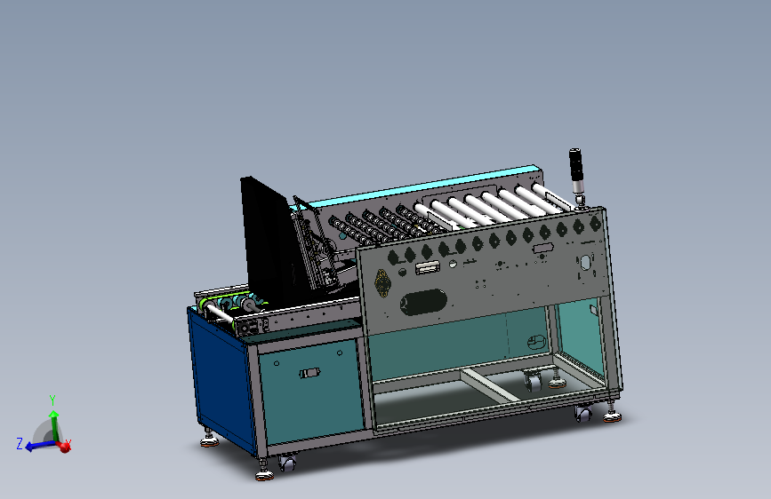 PCB行业斜立式收板机