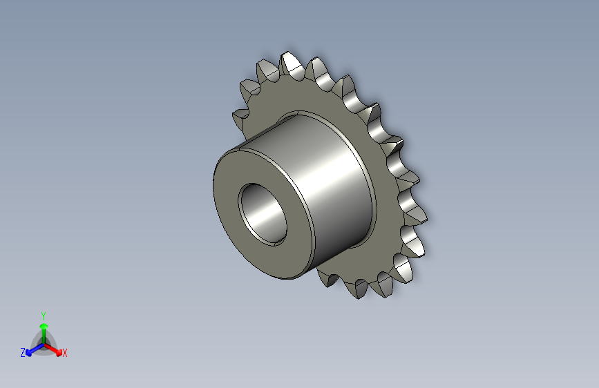 G085671-链轮 19 Z (03-1) 5x2.5mm DIN 8187-ISO_R 606=链条链轮