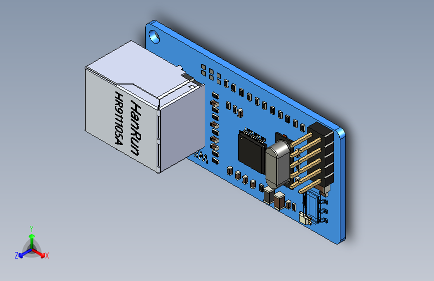 W5500 10_100BaseT RJ45 转接器
