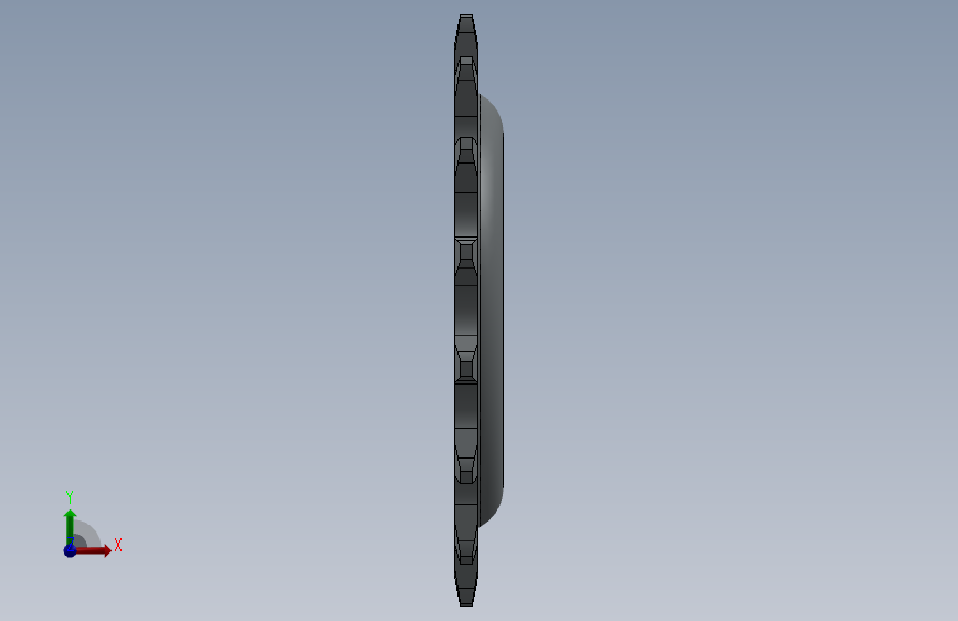 G086117-禧玛诺 16Z Nexus Ritzel=链条链轮 正面视图