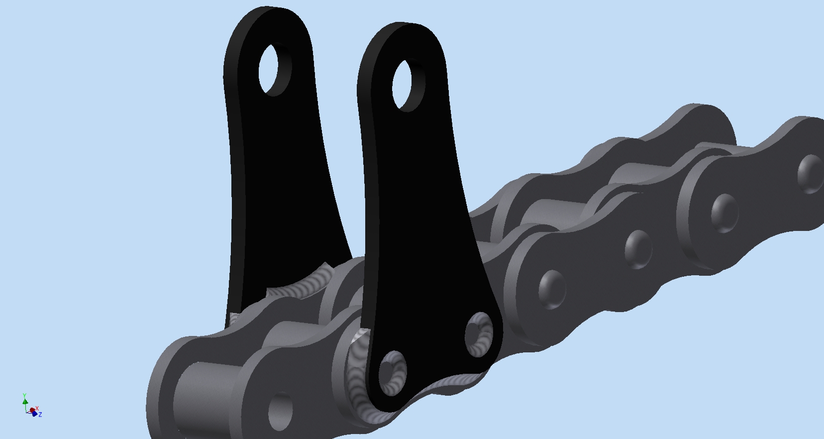 G086372-160 布局链支架=链条链轮