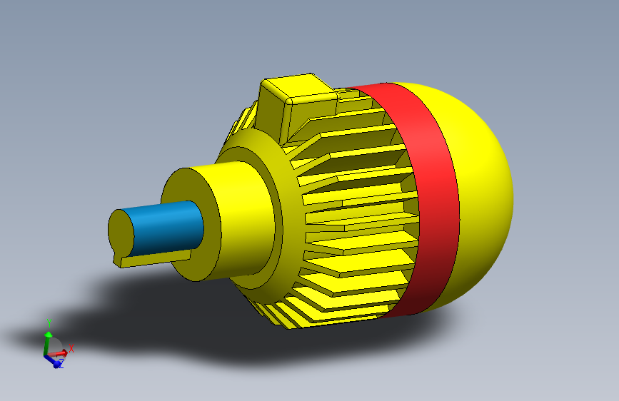 G087998-Solidworks中的电机设计=电机电动机