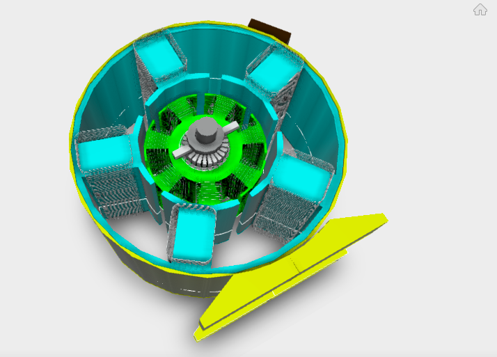 G086483-3D model of DC Motor or DC Generator=电机电动机