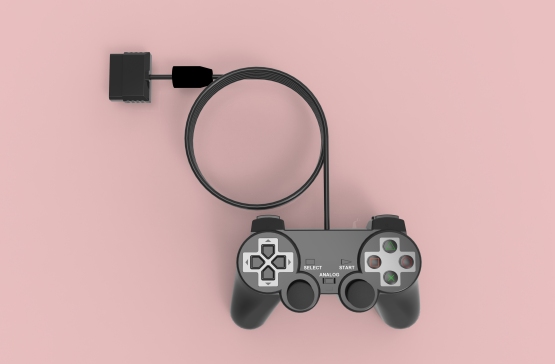 ps2游戏手柄控制器三维模型