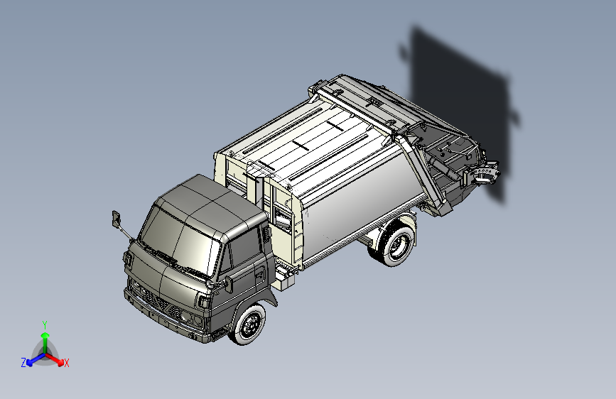 5100ZYS-9方后装式压缩垃圾车