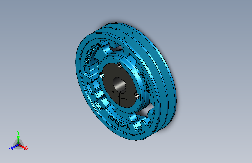 G087228-JK Fenner Taper Lock Pulley (200X2SPB)=电机电动机