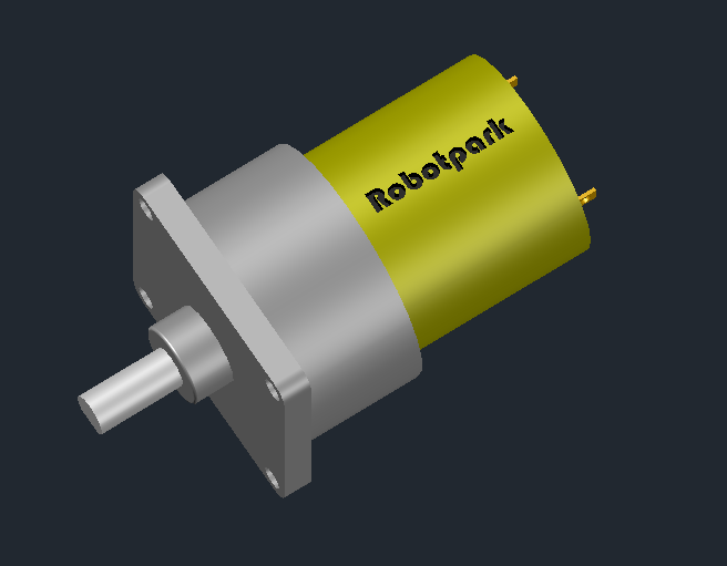 G087920-Robotpark 42mm中型直流电机 60Rpm, 120Rpm=电机电动机