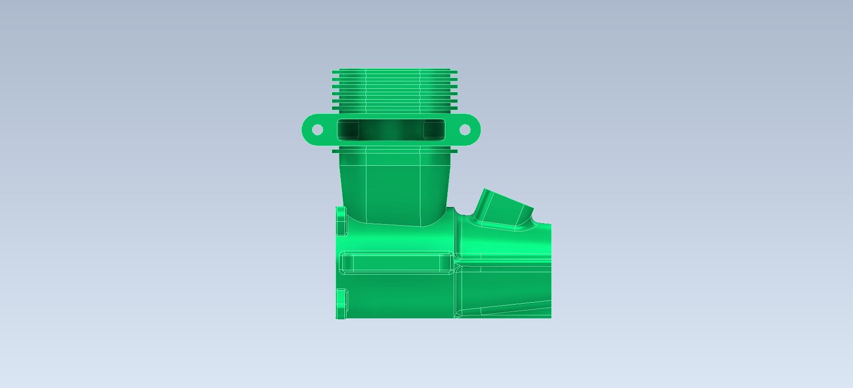 G088022-Studycadcam 3D CAD 练习 740_ 气缸体_ 气缸体_ Autodesk Inventor Pro=电机电动机舵机