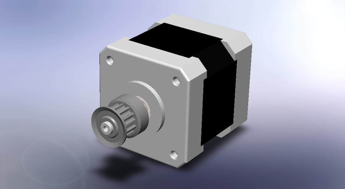 G088590-步进电机设计 在SolidWorks中 - 由MD RASHID=电机电动机舵机