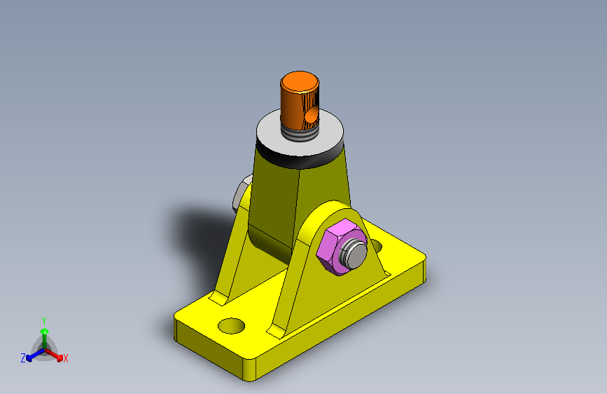 SolidWorks中的机械师猫的零件和装配