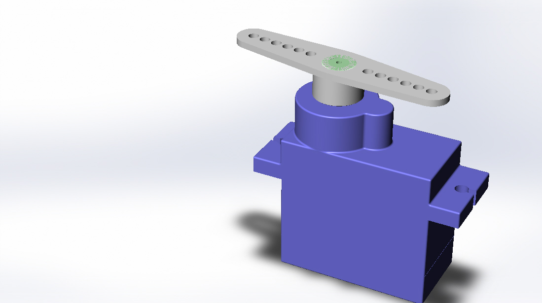 G088876-伺服电机设计在Solidworks中 - 由MD RASHID=电机电动机舵机