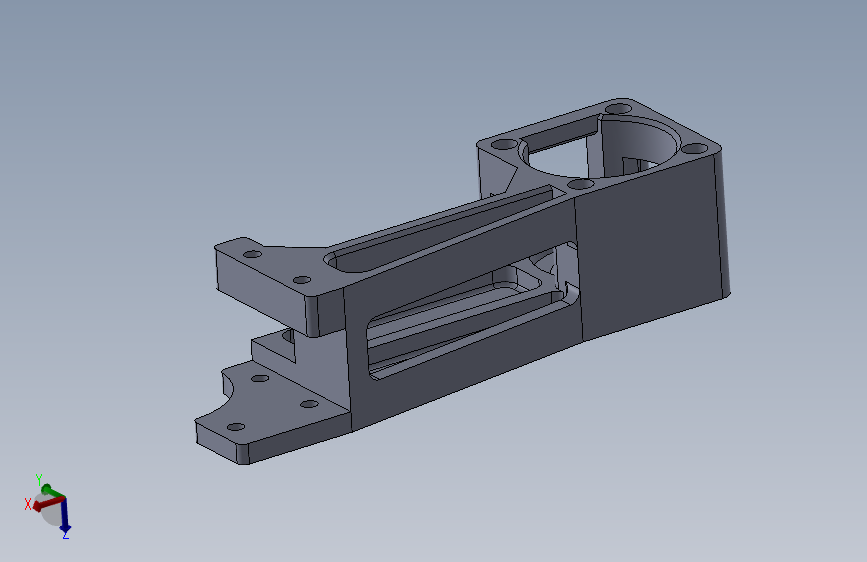 G089744-更新:Ender 3 v1 - Y轴延长电机支架版本2,适用于NEMA17 4260 - 90mm=电机电动机舵机