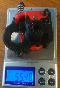 G089767-轨道器V1.5挤出机单齿轮版。=电机电动机舵机