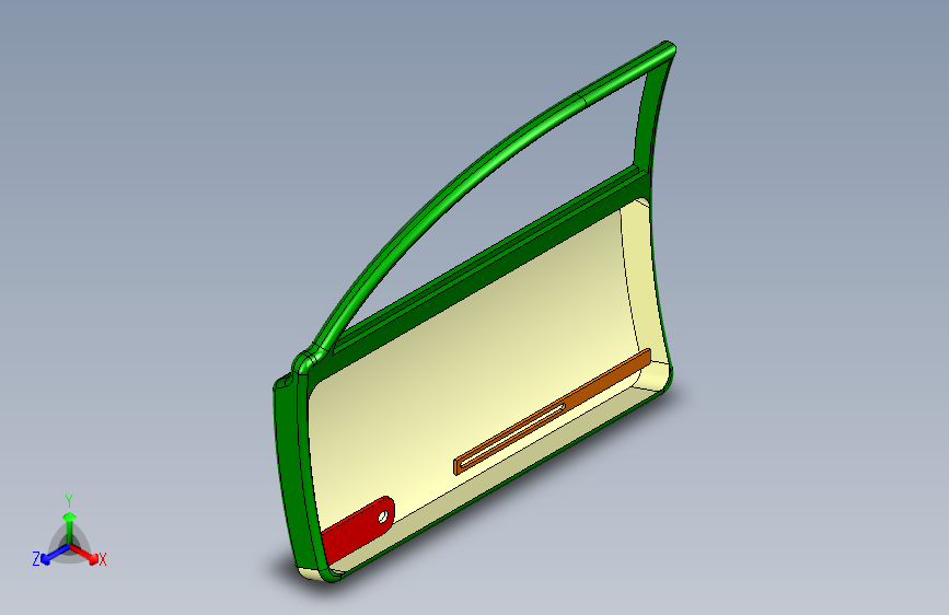 G058050-汽车车窗机制+SolidWorks+实践=汽车车身车门引擎盖