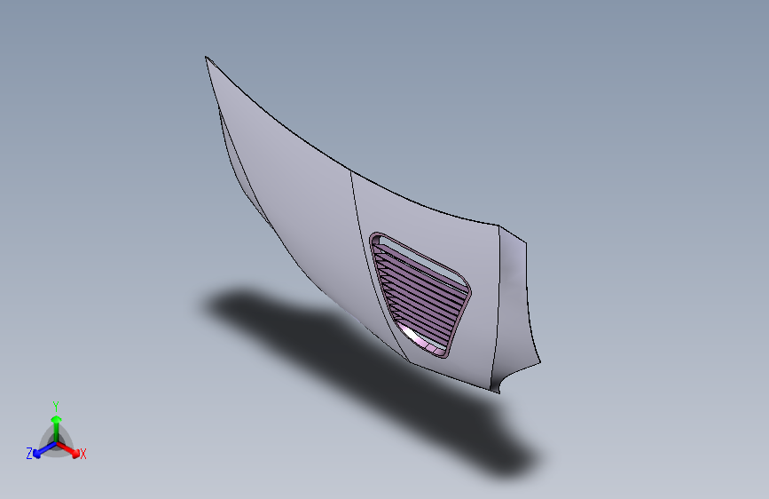 G058124-引擎盖_特斯拉Model+X=汽车车身车门引擎盖