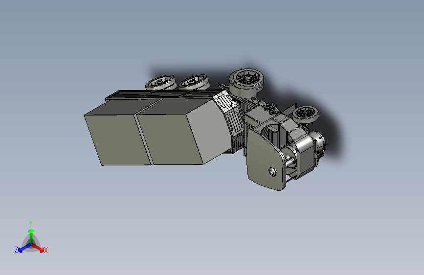 G058205-Clayton+Undertype+Steam+Wagon，Wagon，Catia，渲染=卡车吊车