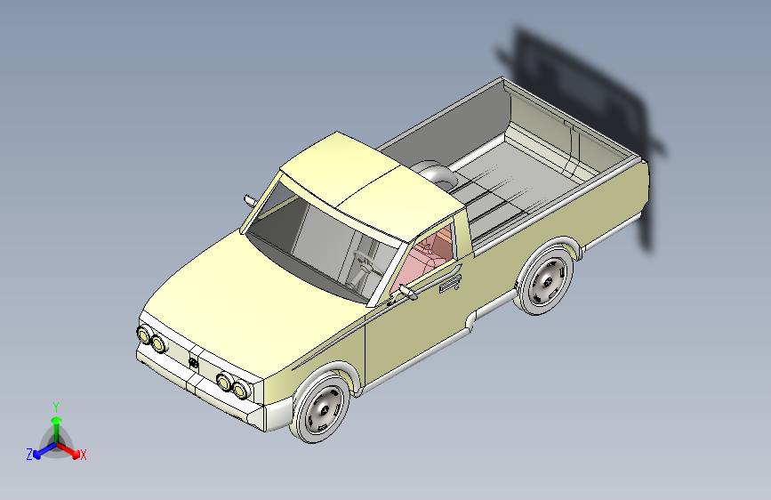 G058342-丰田HILUX+1976=卡车吊车