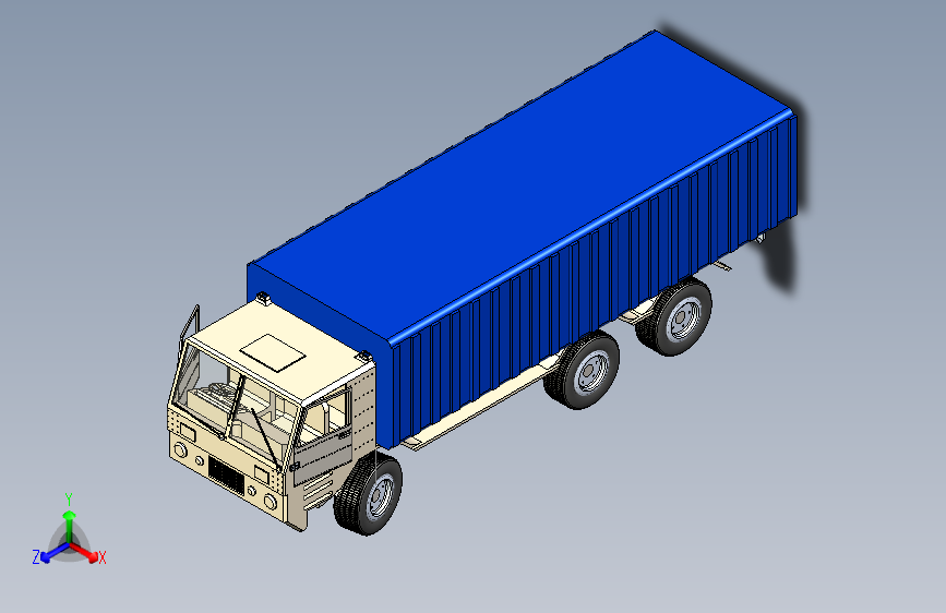 G058424-军用卡车+(1)=卡车吊车
