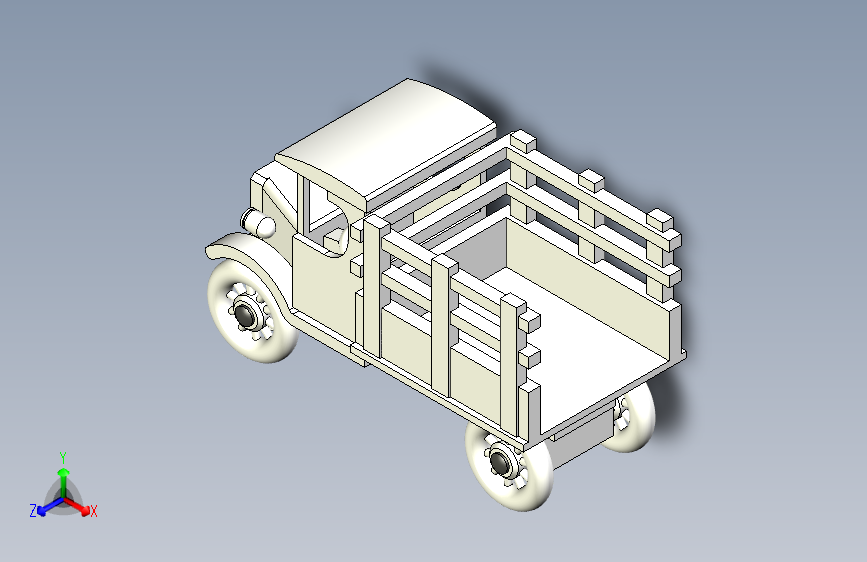 G058525-卡车。玩具车。=卡车吊车