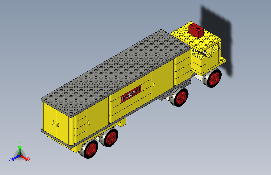 G058606-乐高+335+运输卡车=卡车吊车