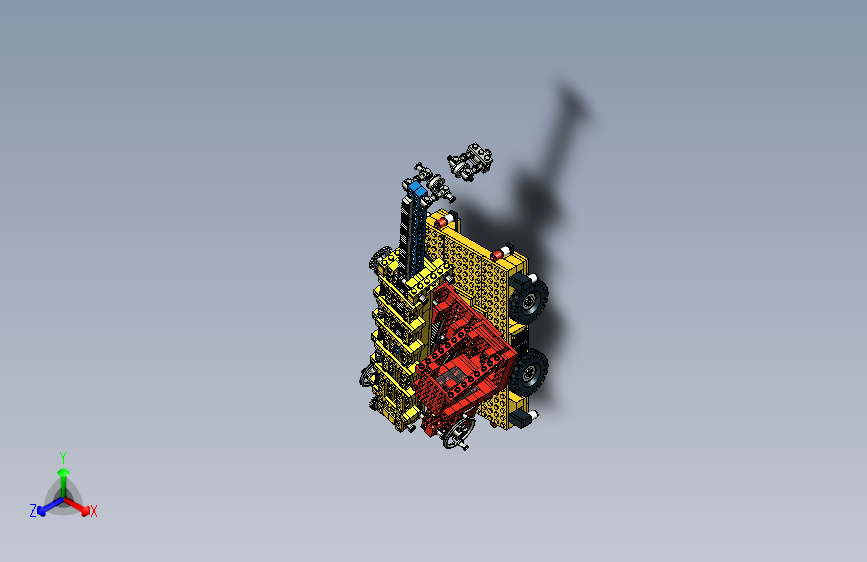 G058609-乐高+855+移动式起重机=卡车吊车