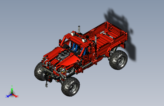 G058617-乐高Technic+-+定制皮卡（42029）=卡车吊车