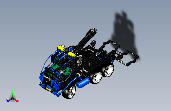 G058627-乐高Technic卡车8462=卡车吊车