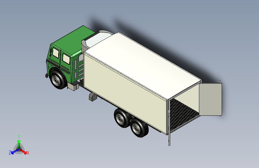 G058661-冷藏卡车=卡车吊车